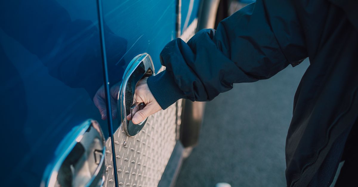 locksmith hands door — Montclair Locksmith Corp
